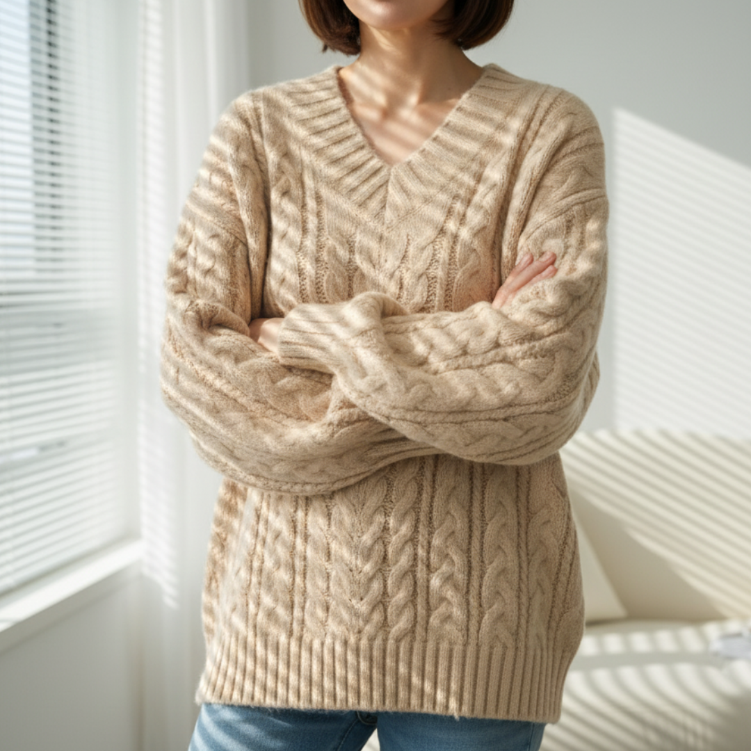 Maria® | Maglione di lana caldo