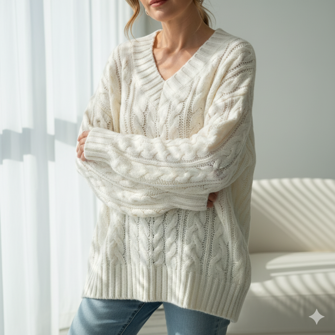 Maria® | Maglione di lana caldo