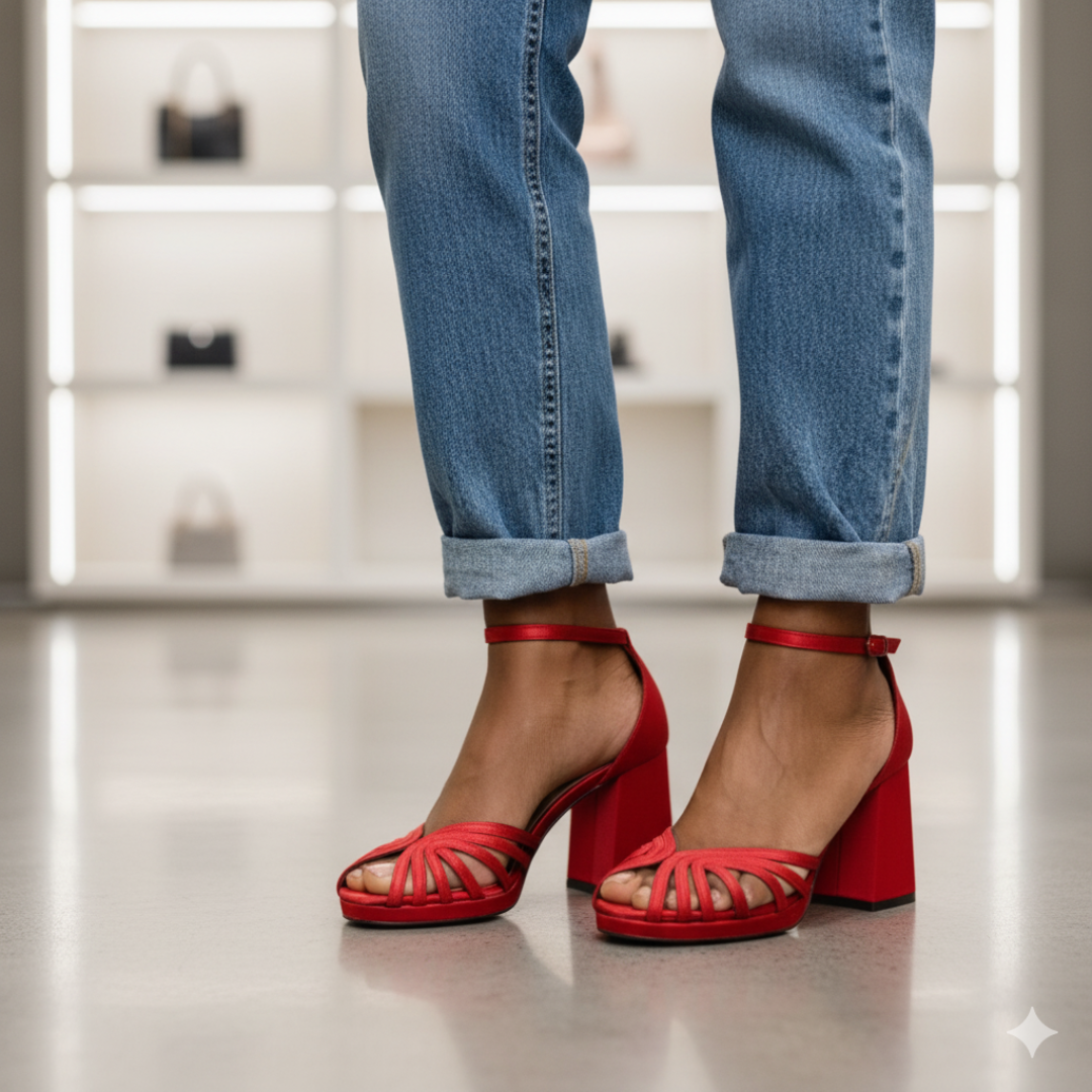 Séraphine® | Sandales à Talon Contrasté